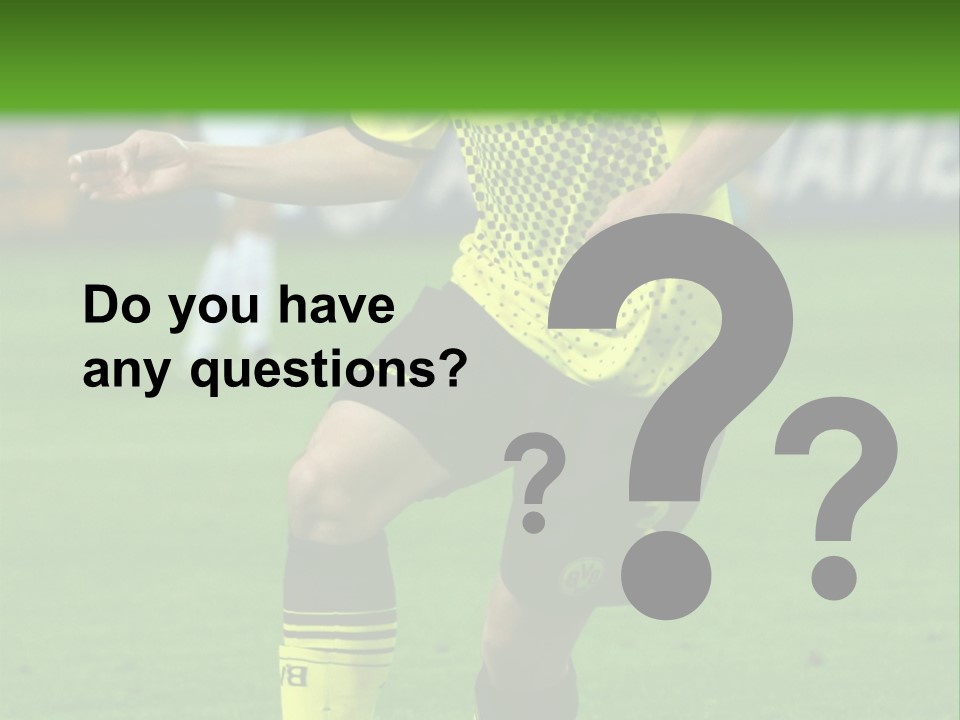 Dortmund Bundesliga Stadium PowerPoint Template