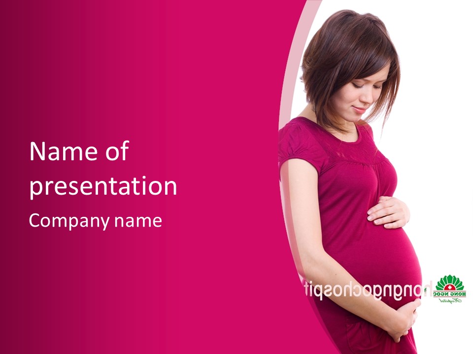 Expectant Mother Baby PowerPoint Template