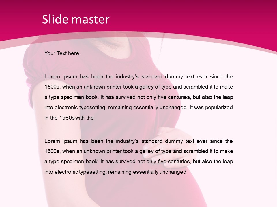 Expectant Mother Baby PowerPoint Template