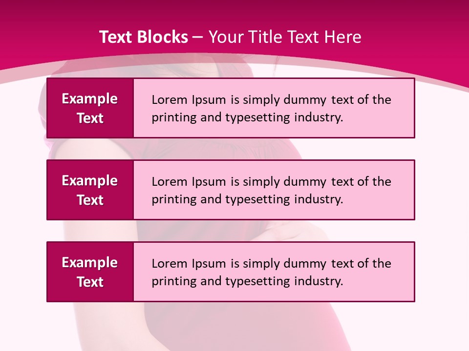 Expectant Mother Baby PowerPoint Template