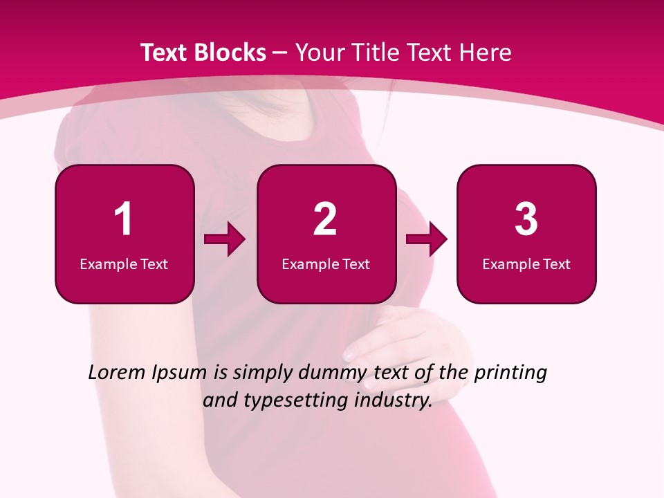 Expectant Mother Baby PowerPoint Template