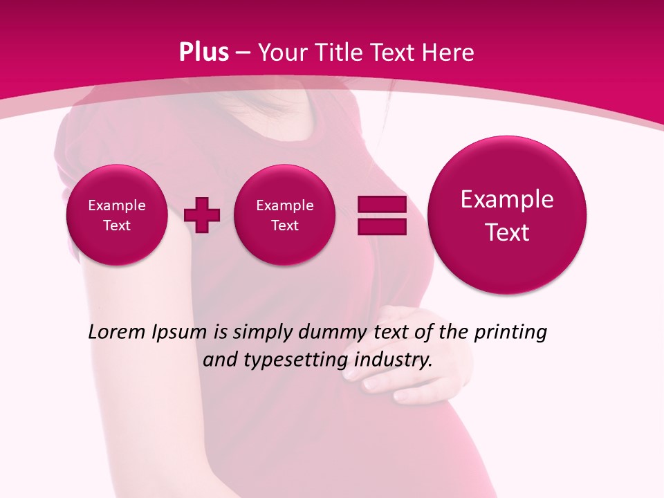 Expectant Mother Baby PowerPoint Template