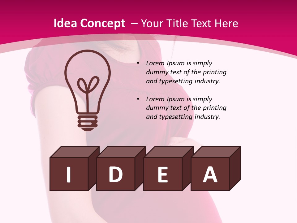 Expectant Mother Baby PowerPoint Template