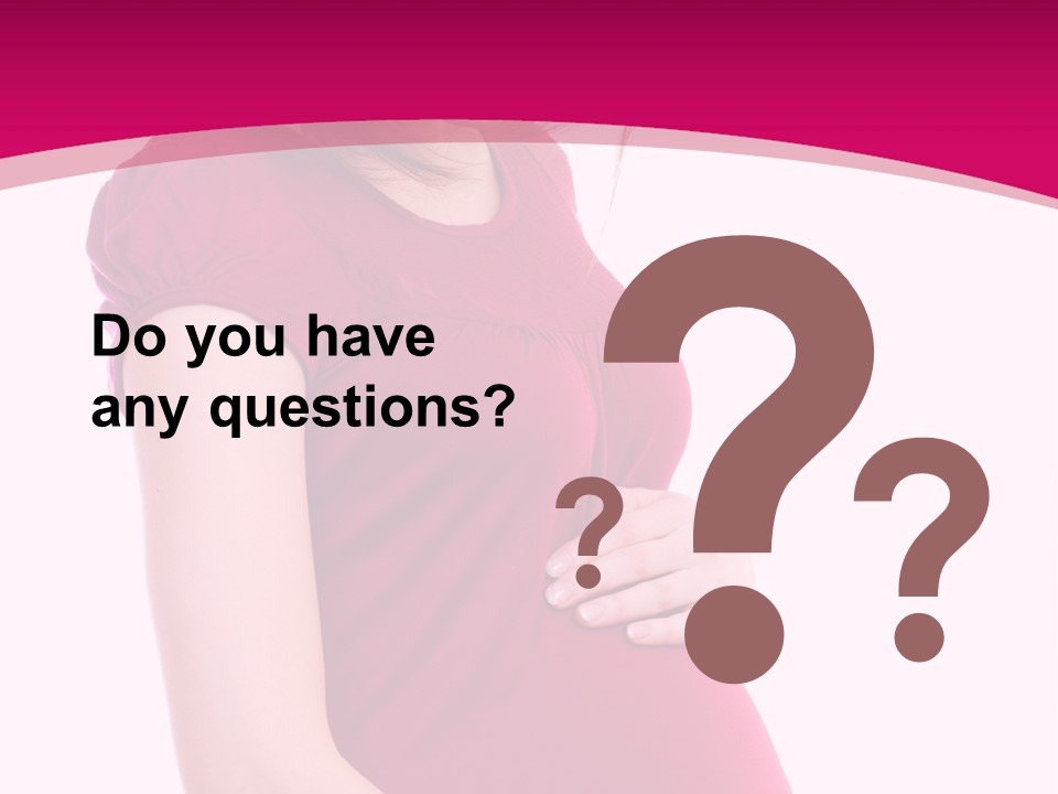 Expectant Mother Baby PowerPoint Template