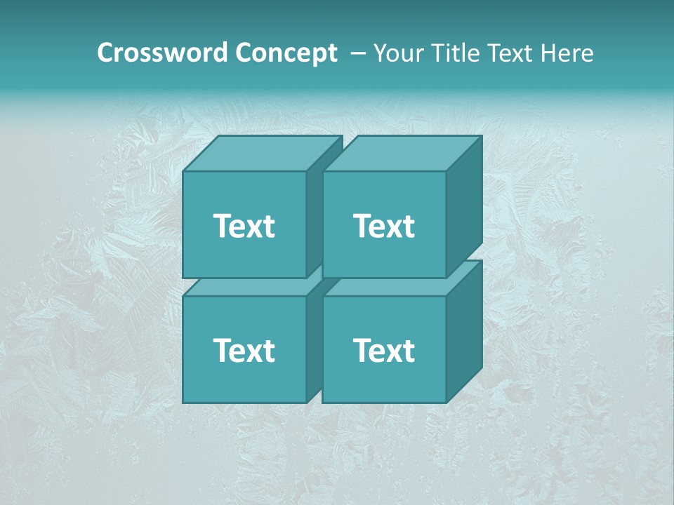 Patterns Crystals Abstract PowerPoint Template
