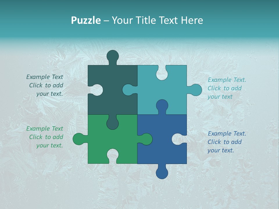 Patterns Crystals Abstract PowerPoint Template