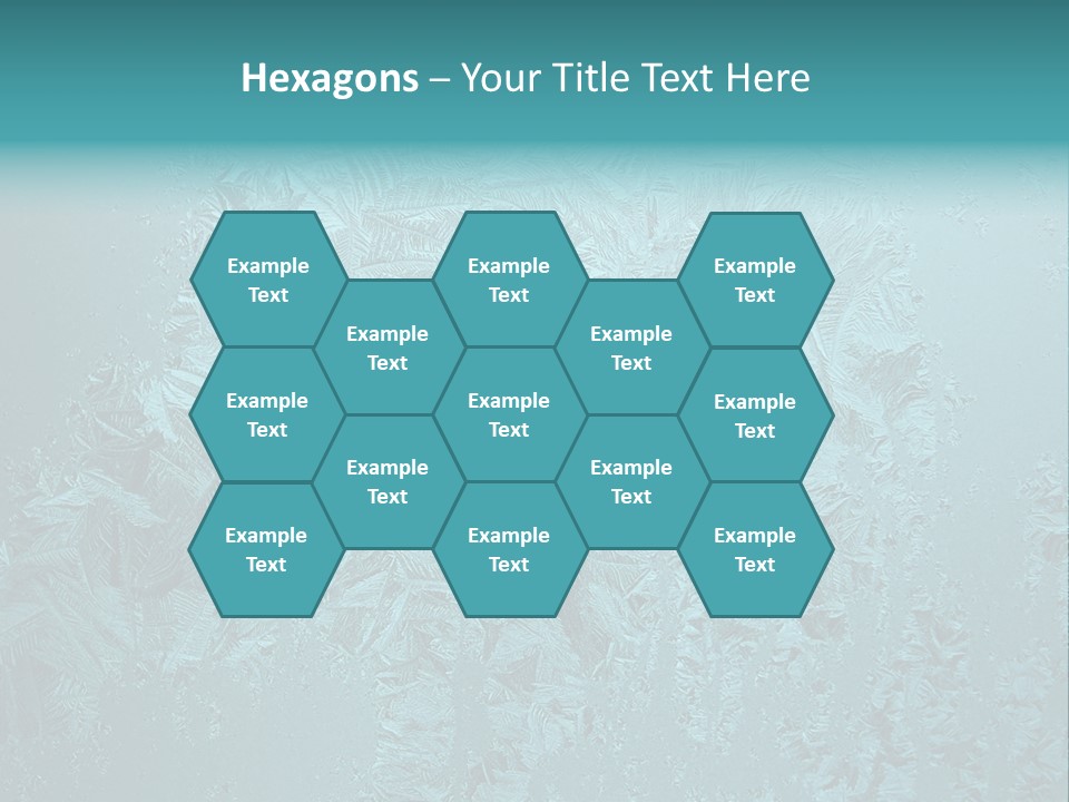 Patterns Crystals Abstract PowerPoint Template