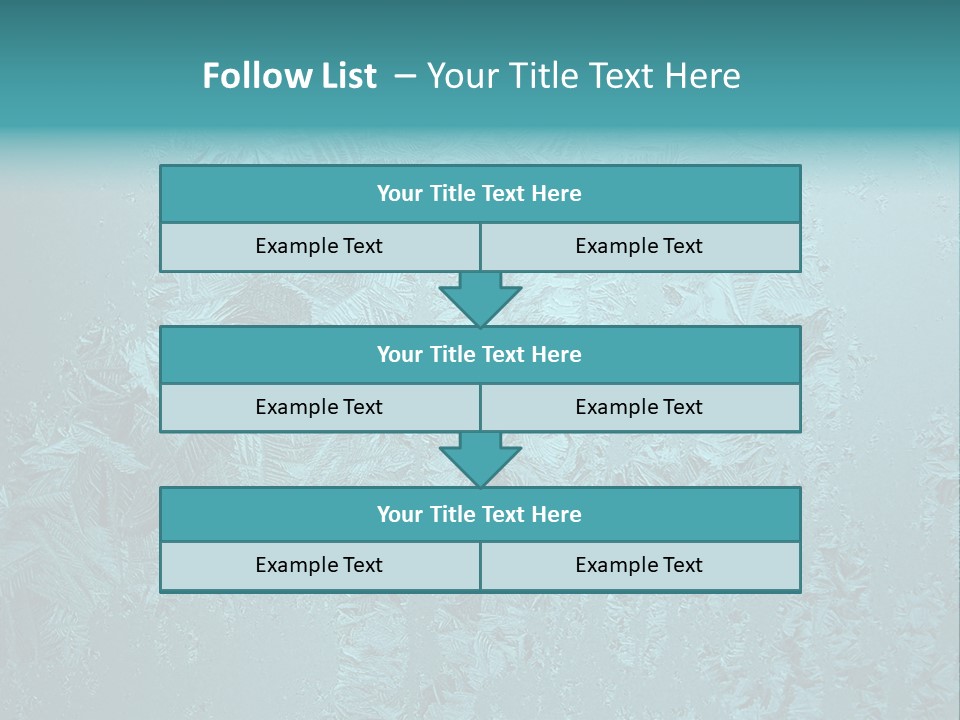 Patterns Crystals Abstract PowerPoint Template