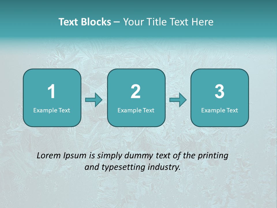 Patterns Crystals Abstract PowerPoint Template