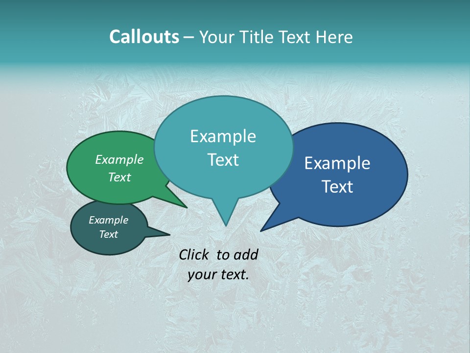 Patterns Crystals Abstract PowerPoint Template