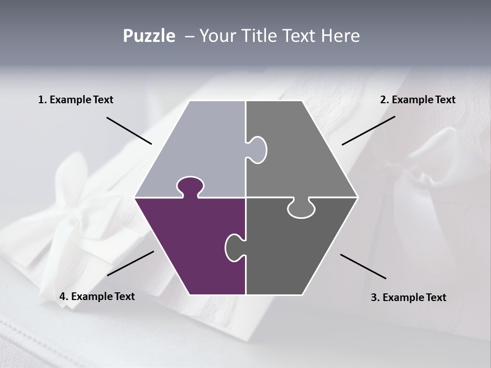 Holiday Bow Space PowerPoint Template