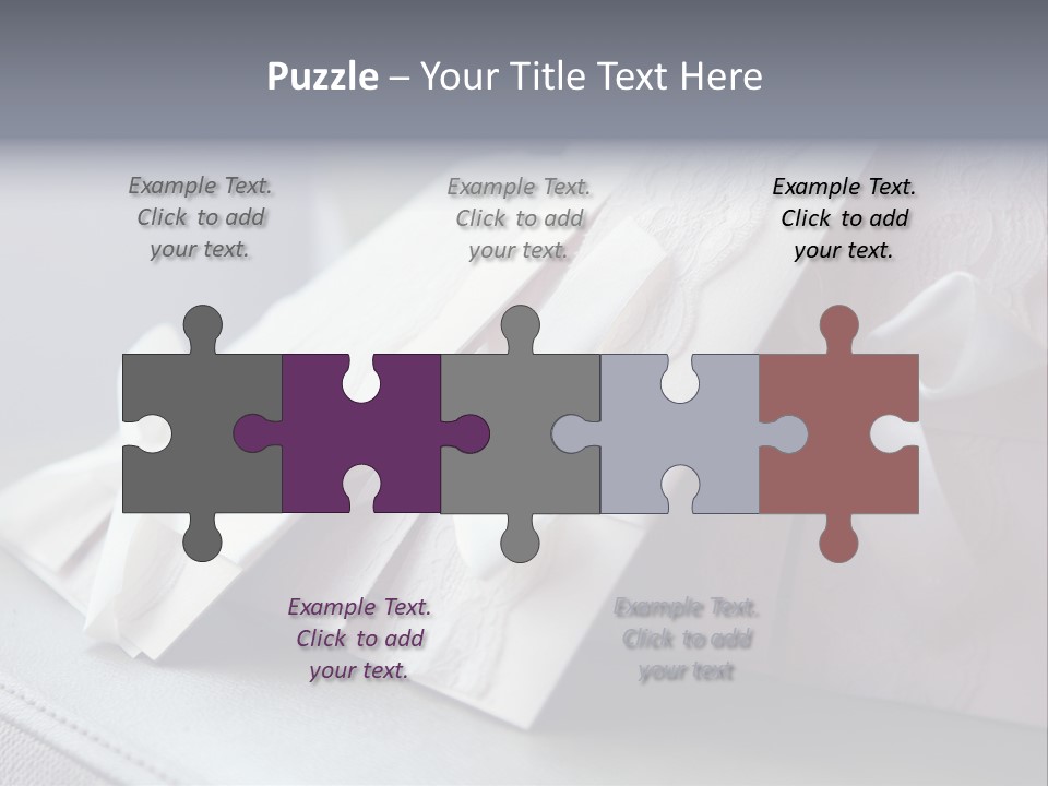 Holiday Bow Space PowerPoint Template