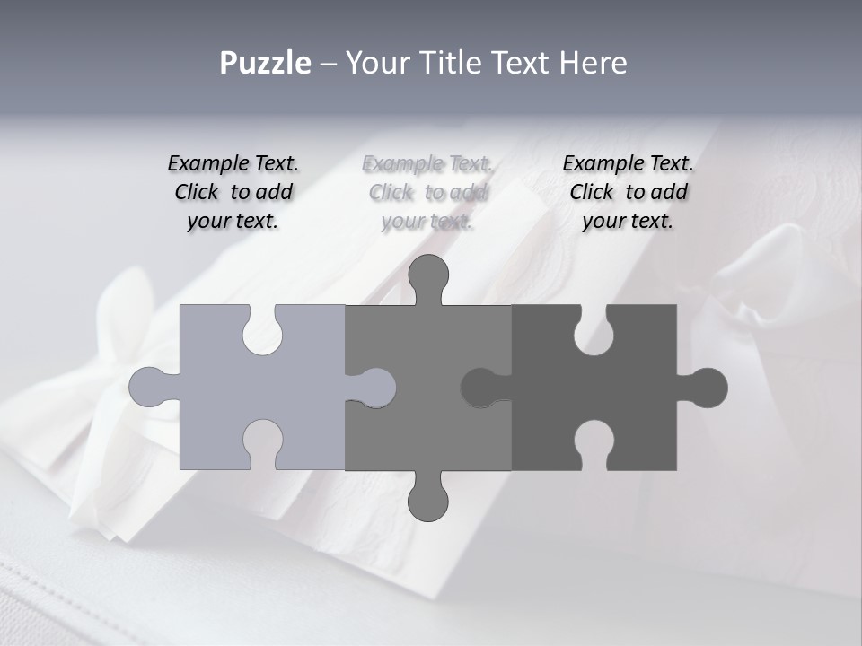 Holiday Bow Space PowerPoint Template