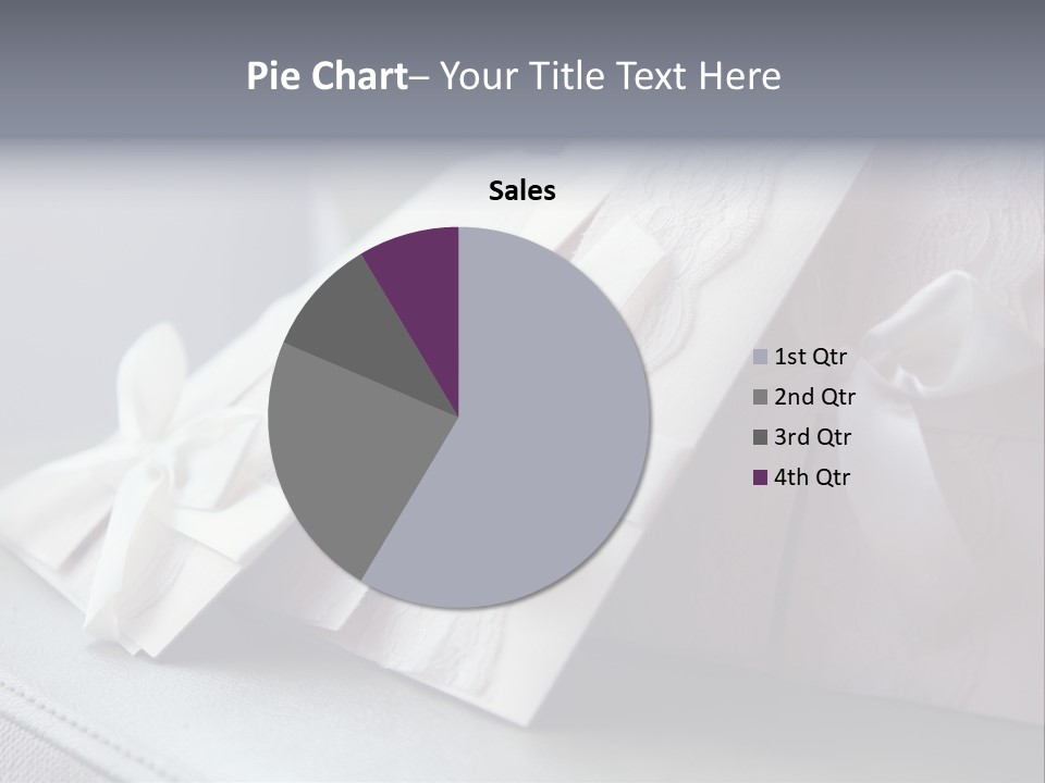 Holiday Bow Space PowerPoint Template