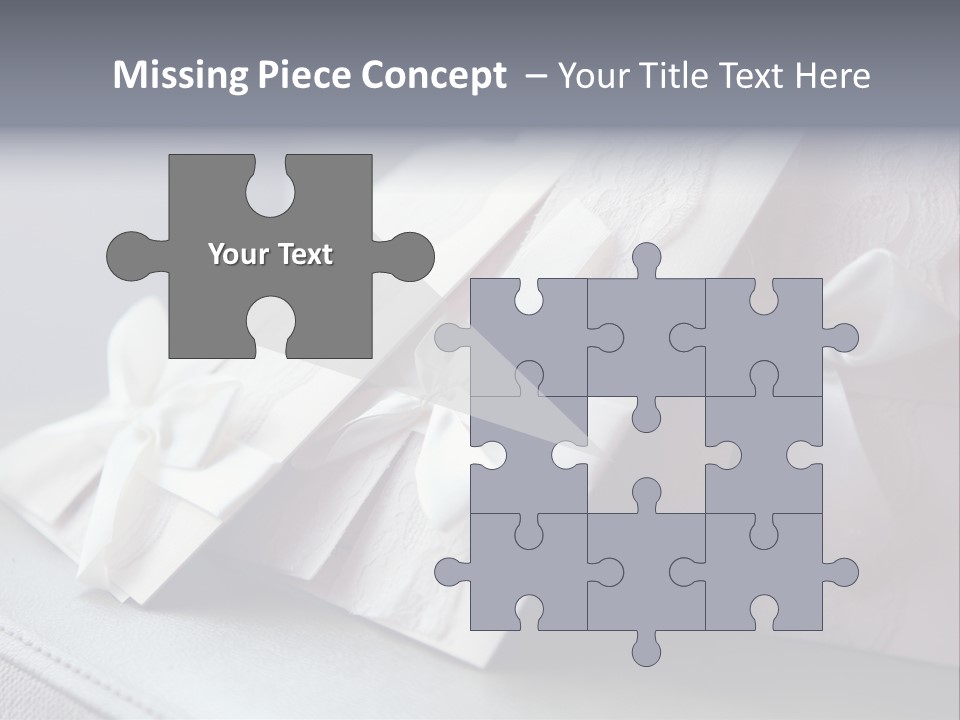 Holiday Bow Space PowerPoint Template