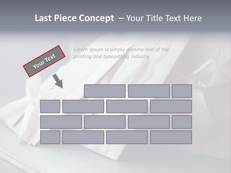 Holiday Bow Space PowerPoint Template