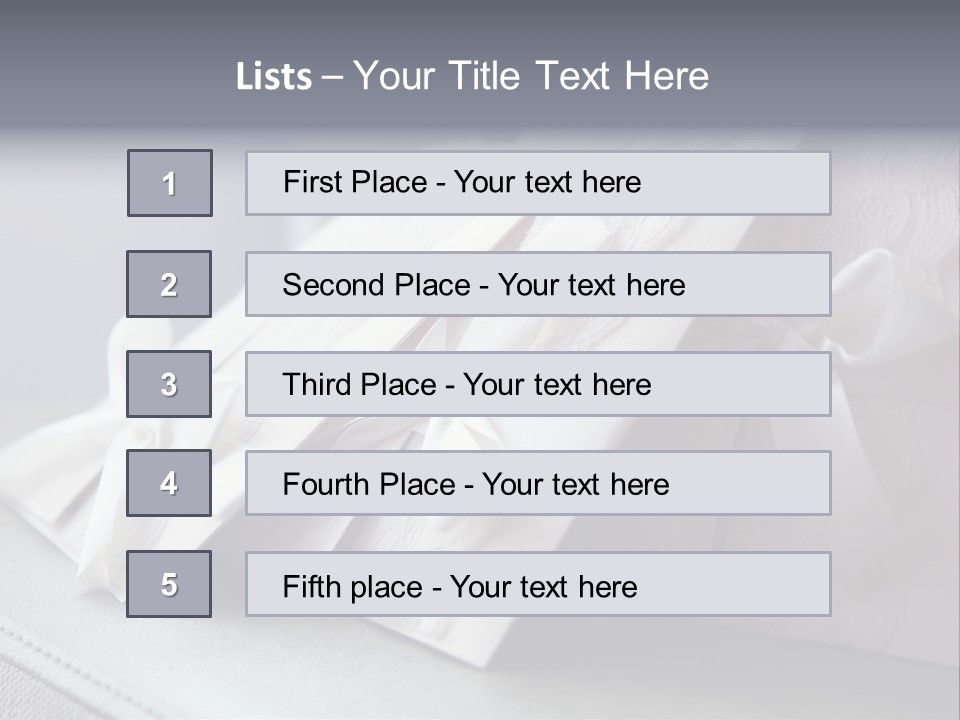 Holiday Bow Space PowerPoint Template