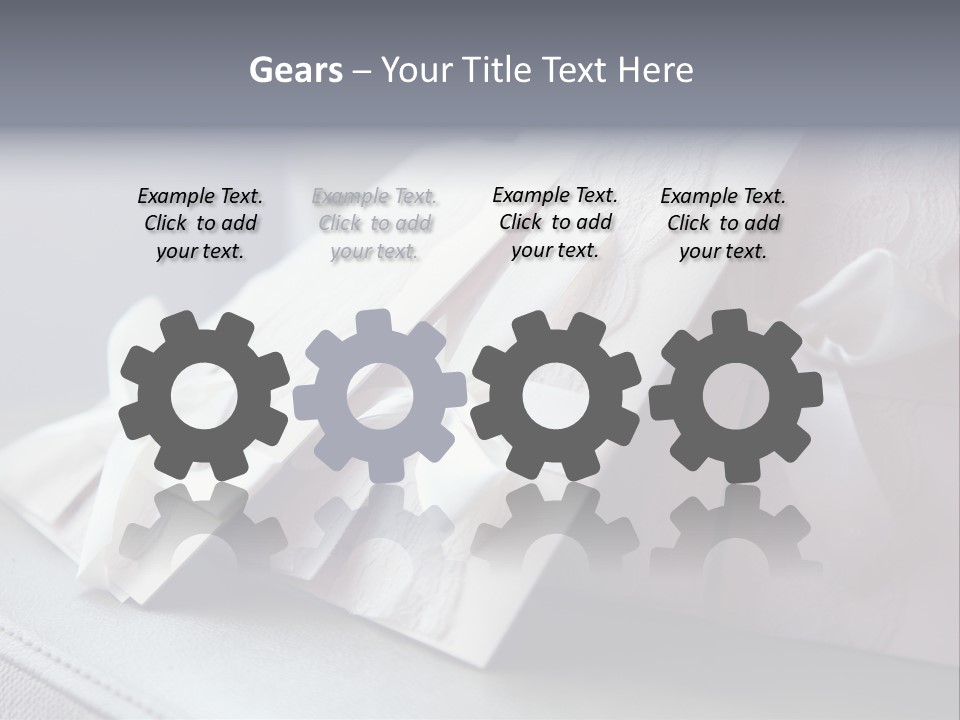 Holiday Bow Space PowerPoint Template