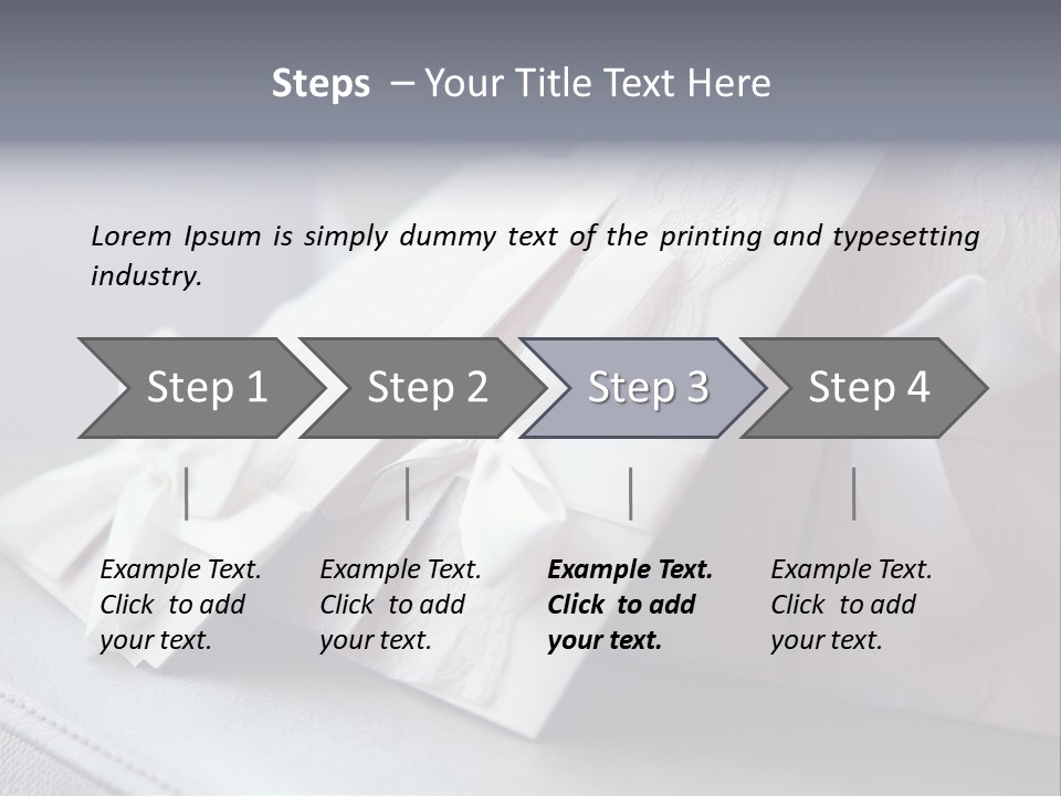 Holiday Bow Space PowerPoint Template