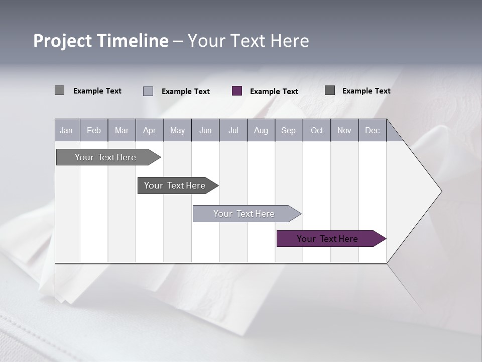 Holiday Bow Space PowerPoint Template