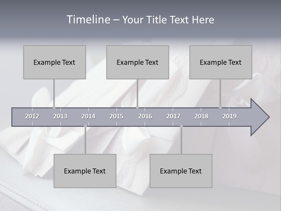 Holiday Bow Space PowerPoint Template