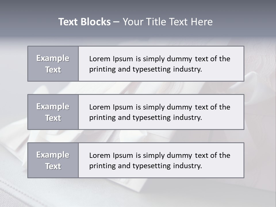 Holiday Bow Space PowerPoint Template