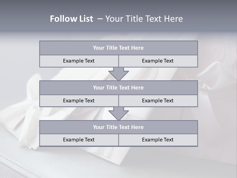 Holiday Bow Space PowerPoint Template