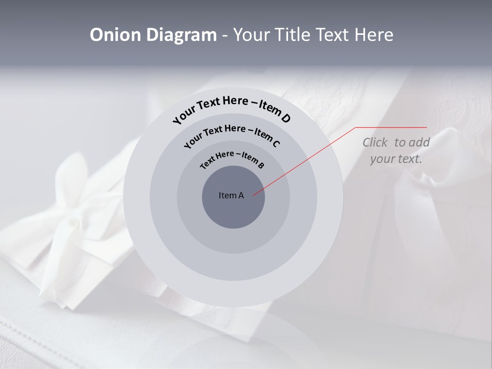 Holiday Bow Space PowerPoint Template