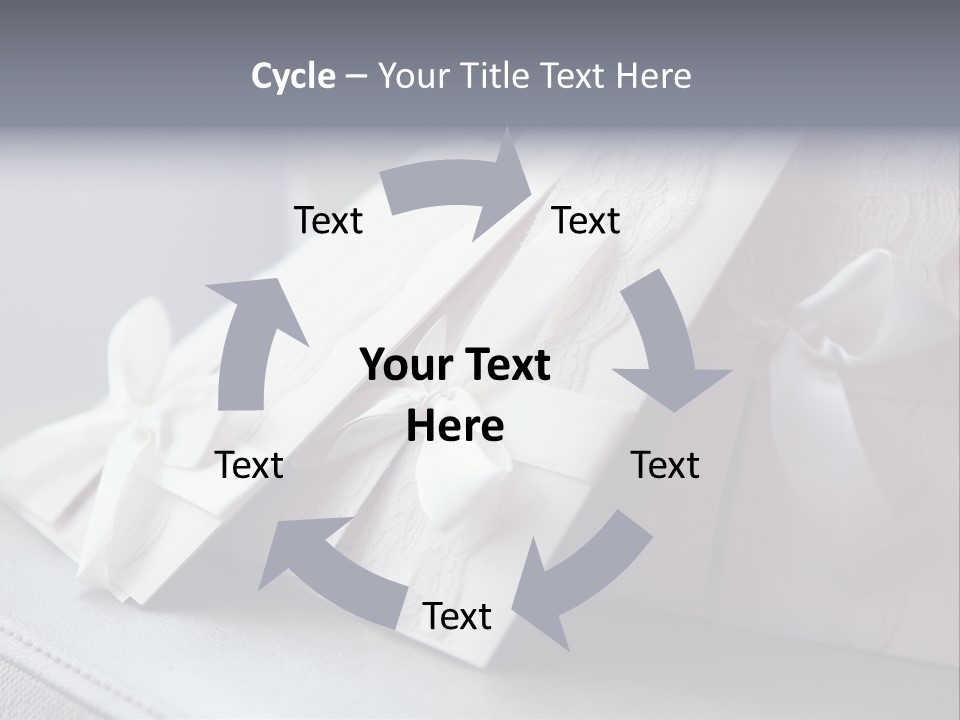 Holiday Bow Space PowerPoint Template