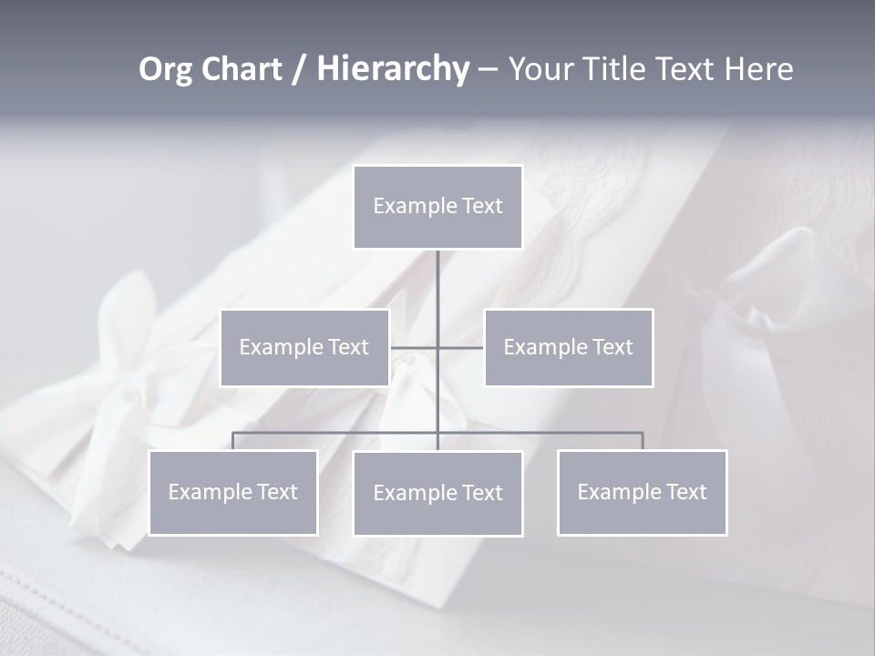 Holiday Bow Space PowerPoint Template