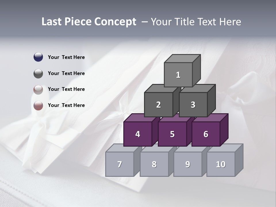 Holiday Bow Space PowerPoint Template