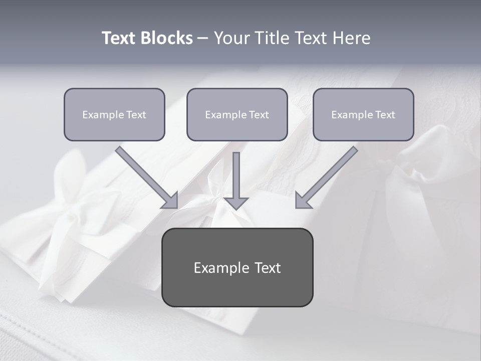 Holiday Bow Space PowerPoint Template