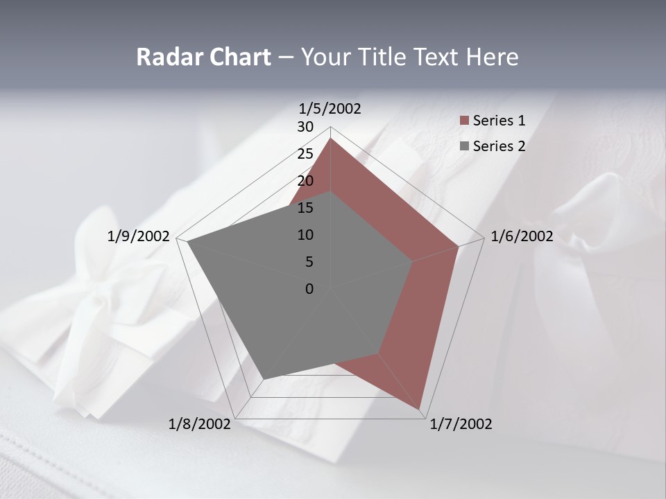 Holiday Bow Space PowerPoint Template