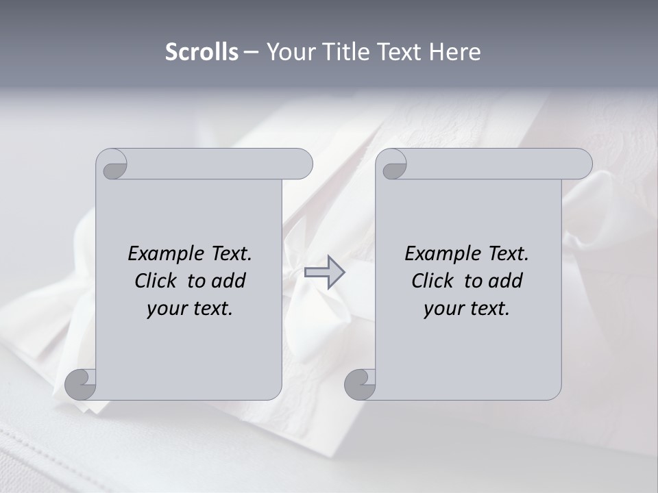 Holiday Bow Space PowerPoint Template