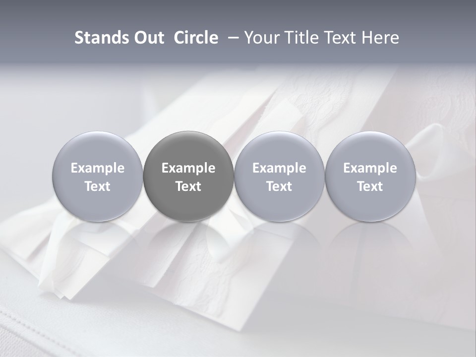 Holiday Bow Space PowerPoint Template