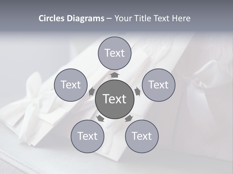 Holiday Bow Space PowerPoint Template