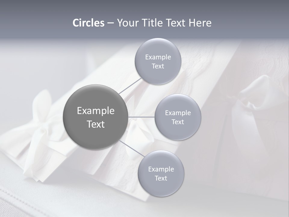 Holiday Bow Space PowerPoint Template