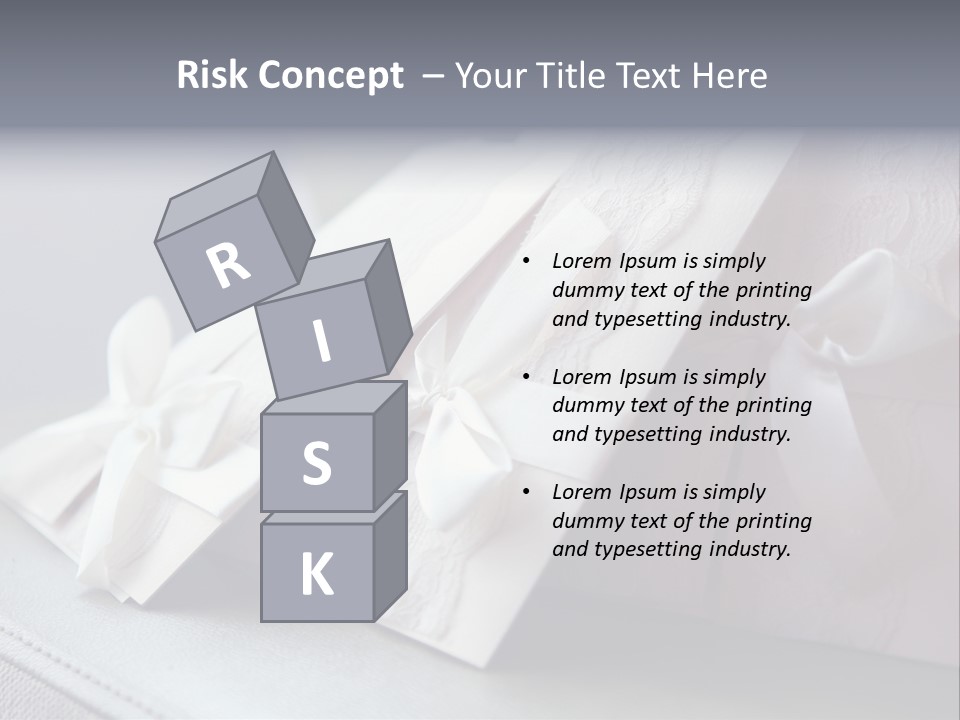 Holiday Bow Space PowerPoint Template