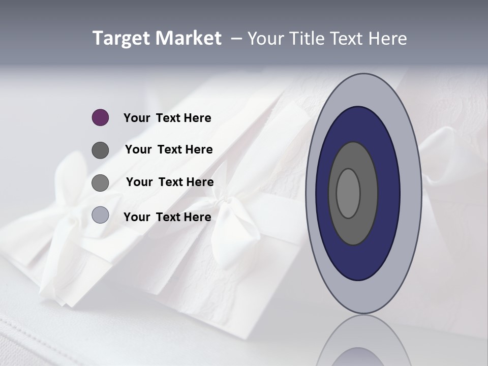 Holiday Bow Space PowerPoint Template