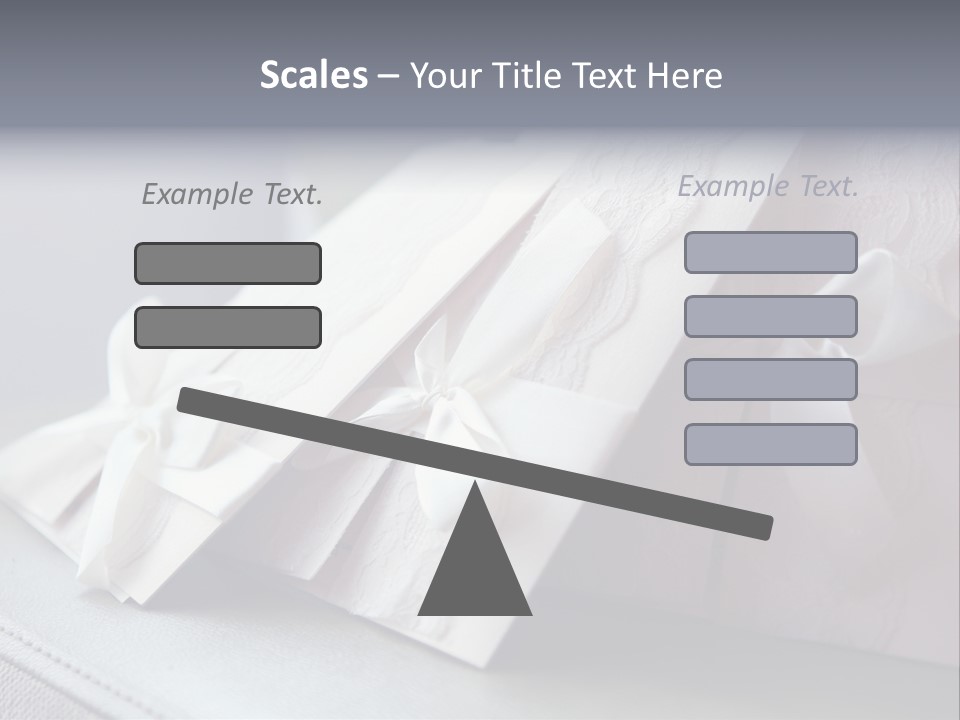 Holiday Bow Space PowerPoint Template