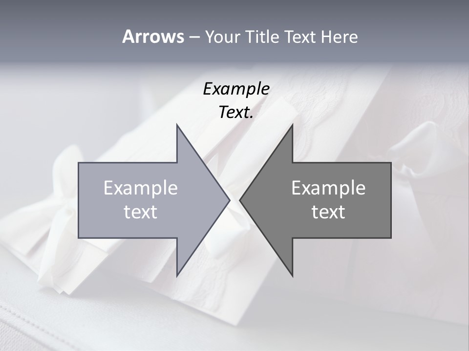 Holiday Bow Space PowerPoint Template