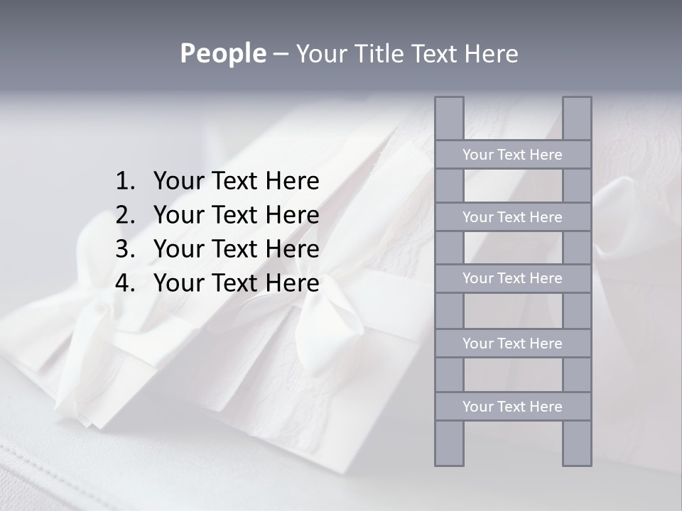 Holiday Bow Space PowerPoint Template