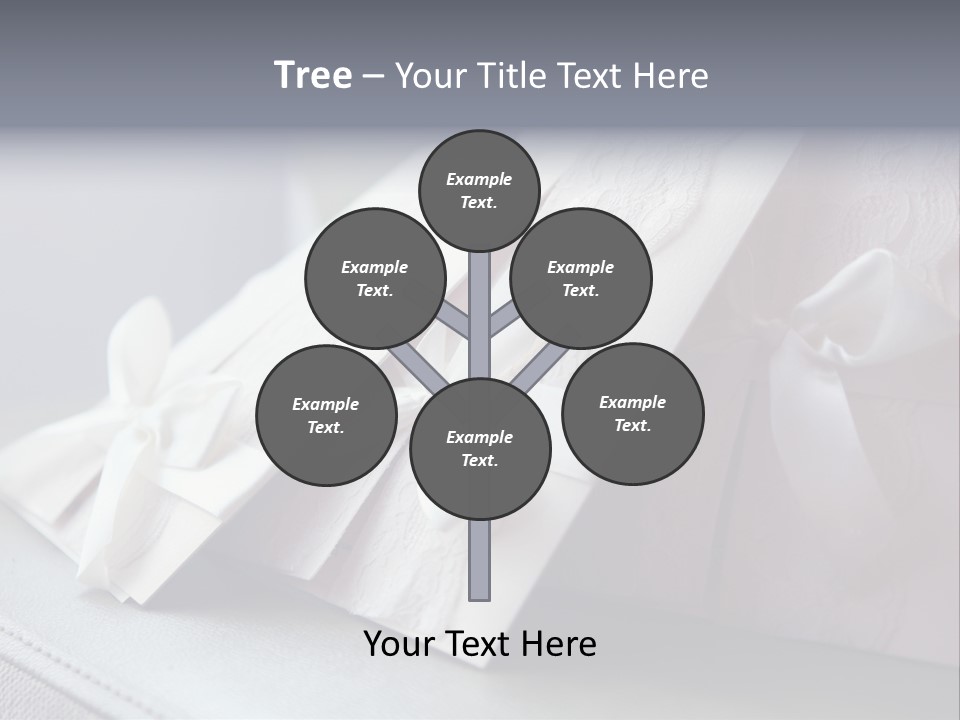 Holiday Bow Space PowerPoint Template