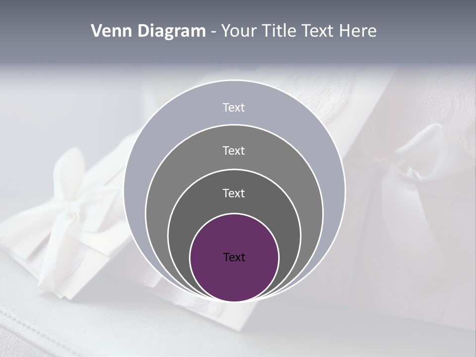 Holiday Bow Space PowerPoint Template
