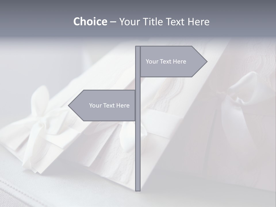 Holiday Bow Space PowerPoint Template