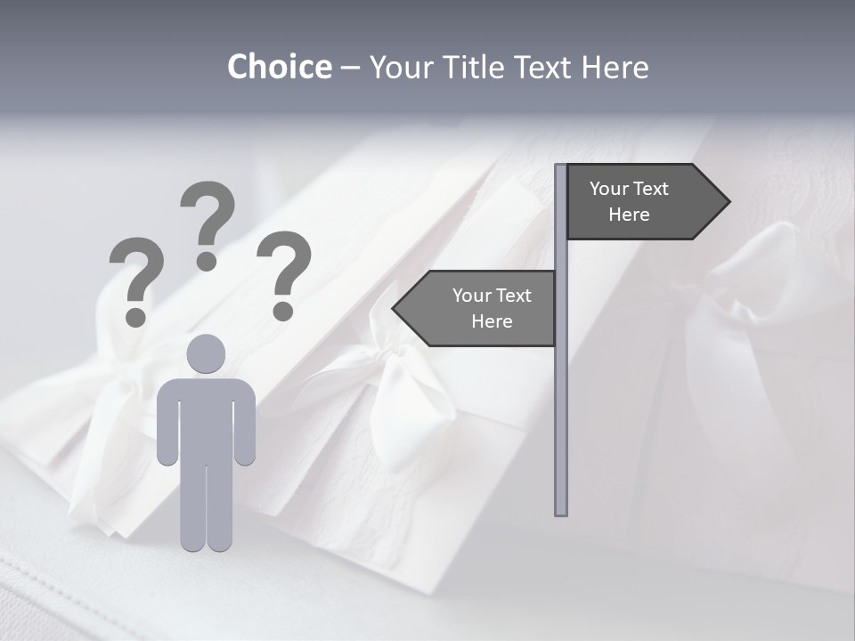 Holiday Bow Space PowerPoint Template