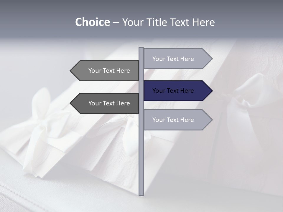 Holiday Bow Space PowerPoint Template