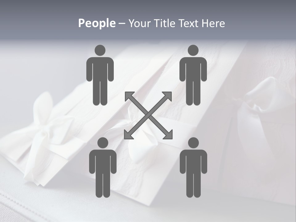 Holiday Bow Space PowerPoint Template