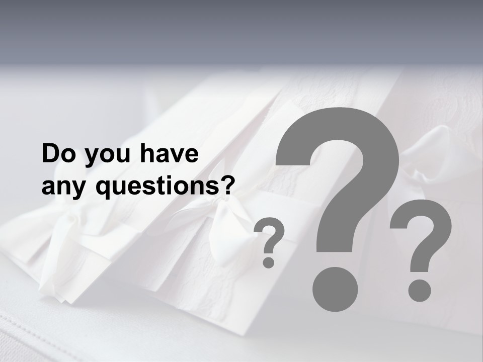 Holiday Bow Space PowerPoint Template