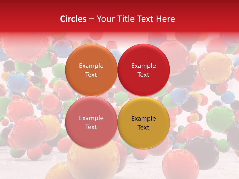 Pink Sphere Children PowerPoint Template